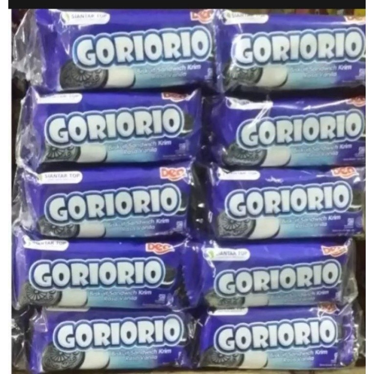 

GORIORIO sandwich krim coklat dan vanila. ISI 20/ GORIORIO SIANTAR TOP/BISKUIT CREAM
