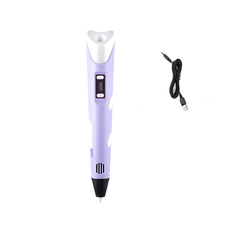 

3D Printing Pen DIY Three-dimensional Painting Children Toys Fun Camouflage With LCD Screen Compatible PLA Filament Toys Gift