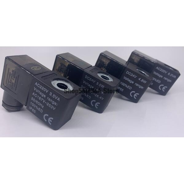 Electrical Part AC 220V 6.0VA 50/60Hz Pneumatic Solenoid Valve Coil 4V210 DC 12V/24V  AC 24V/36V/110