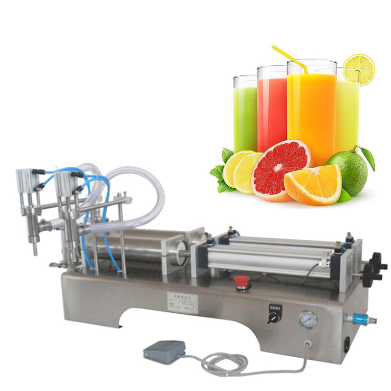 Commercial Liquid Filling Machine Pneumatic Piston Liquid Filler Wine Milk Juice Quantitative Fillin