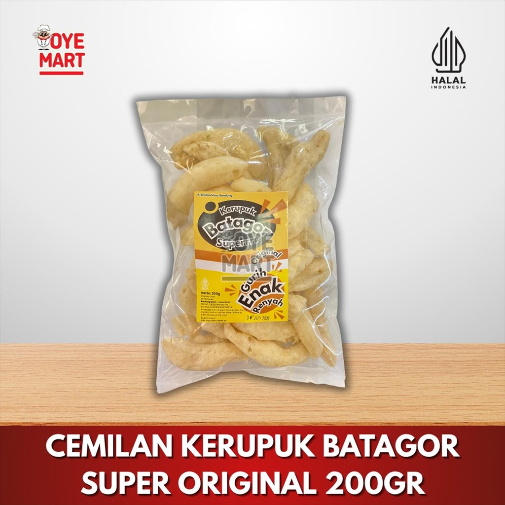 

CEMILAN KERUPUK BATAGOR SUPER ORIGINAL 200GR