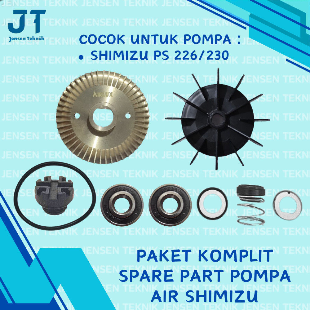 Spare Part Pompa Air Shimizu PS 226/230/255 Paket Komplit