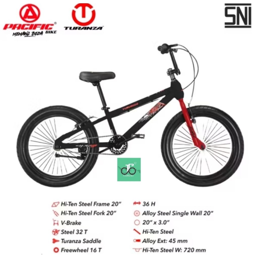 Sepeda BMX 20" Turanza TZ 812 NEW Ban 3.0 (TZ-812) TZ812