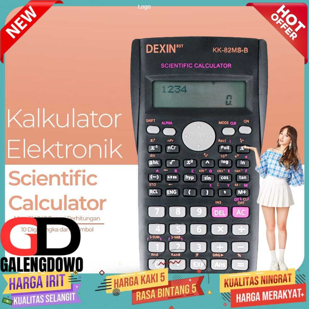 

DEXIN Kalkulator Elektronik Scientific Calculator - KK-82MS-B