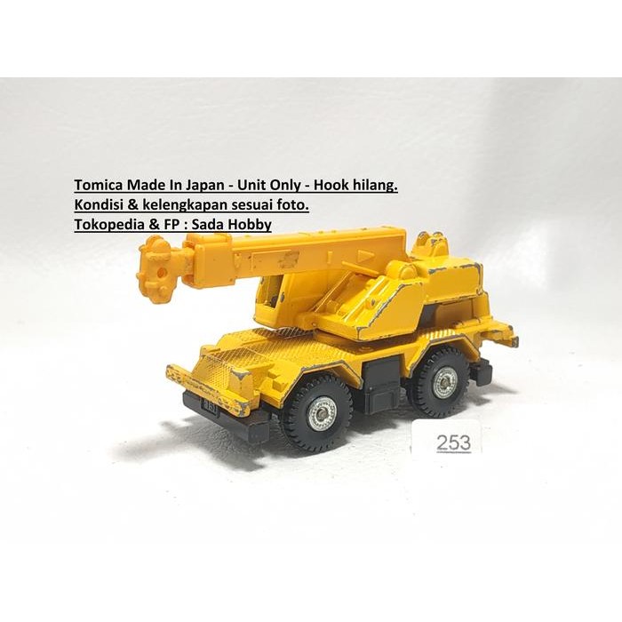 CSM... Diecast Tomica No 2 Tadano Rough Terrain Crane Japan Loose Minus