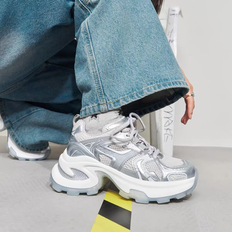 ZS23WE [COD]ASNK SEPATU SNEAKERS WANITA SEPATU PLATFORM TEBAL TINGGI / H-928