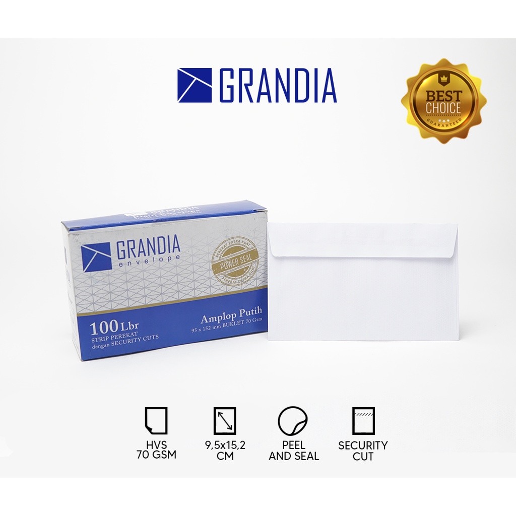 

OS-J114- Amplop Surat Grandia - Amplop Putih Polos Kecil - Amplop Kondangan Isi 100