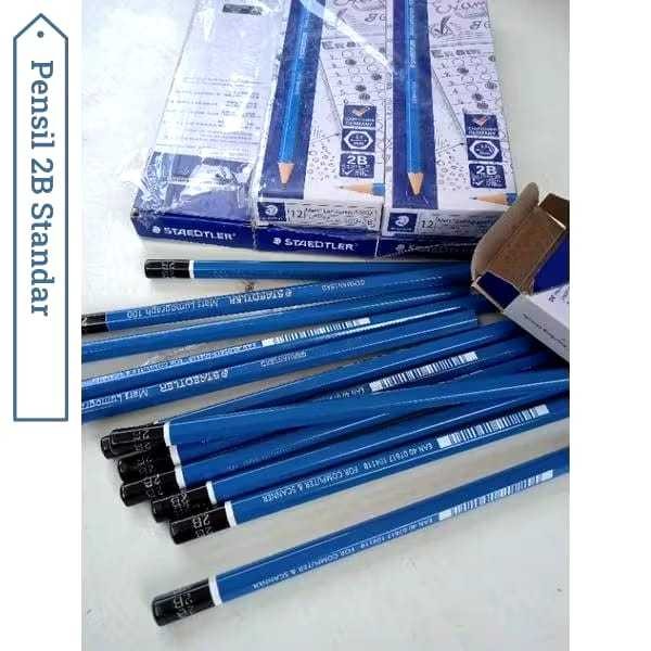 

Ready 12Pcs Pensil 2B Staedler Ujian Komputer Termurah