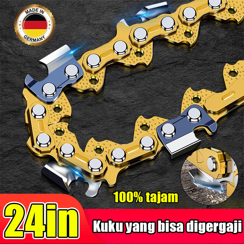 【kualitas Jerman】Rantai Chainsaw 20 /22/24 inch Rantai Potong Mesin Gergaji Chainsaw Rantai sensor R