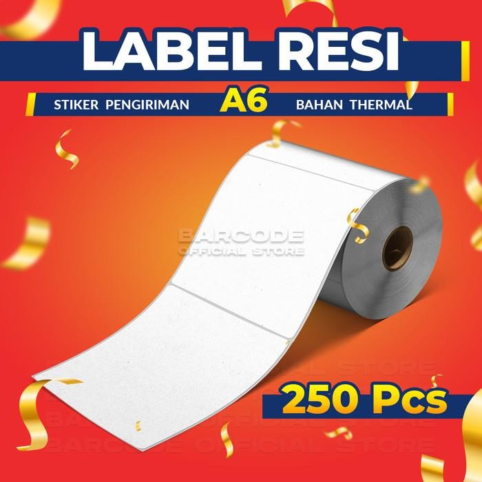 

Label Thermal 100x150 mm Isi 500 Pcs Kertas Sticker A6 Resi Termal Printer Barcode - 500 Pcs (Promo)