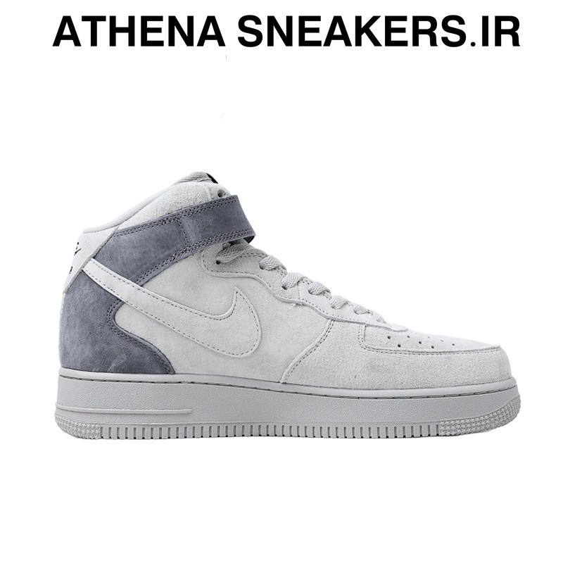 Sepatu Air Force AF 1 Mid Reigning Champ Grey BNIB Original