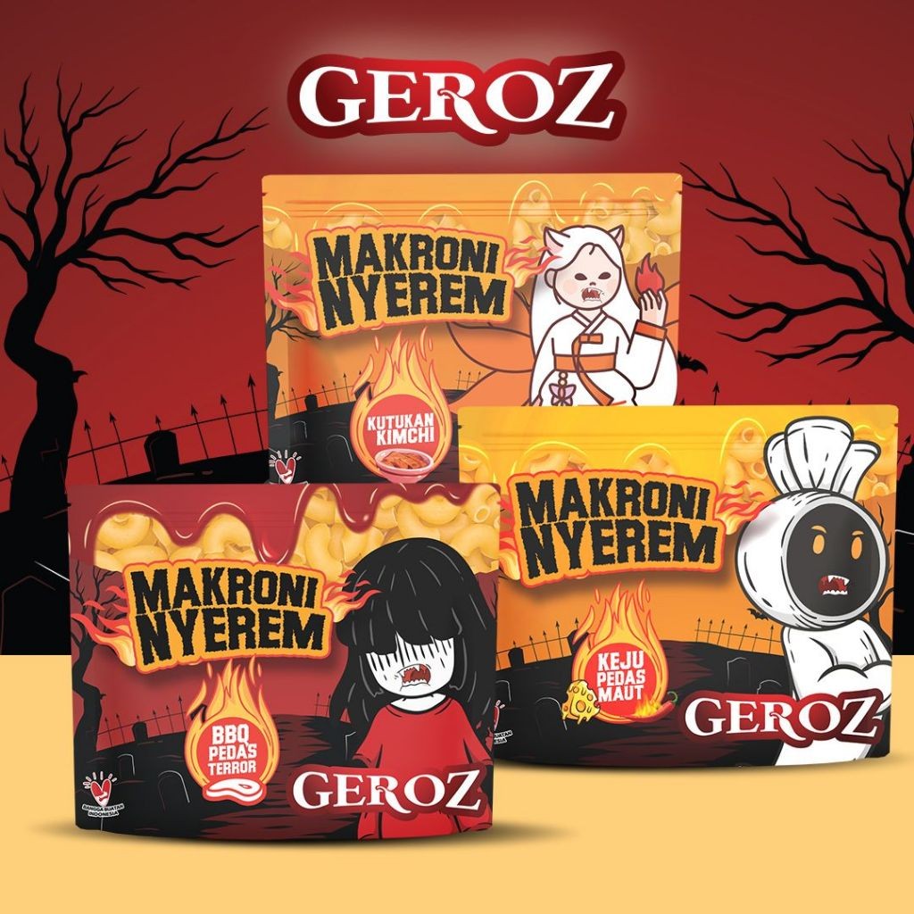 

Gendis.store6 Geroz - Makroni Nyerem 3 Rasa Pedas Renyah