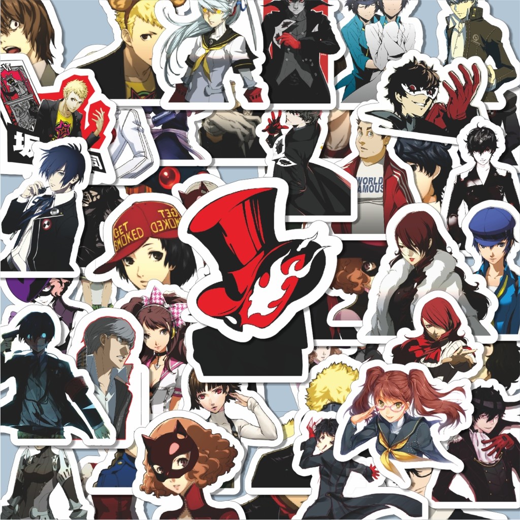 

100PCS Lucu Stiker Video Game Series Person A5 V2 Stiker Aesthetic Stiker Anti Air Stikers Berperekat Waterproof sticker decal buat Motor Helm Buku Journal Koper Casing HP Laptop Botol Minum Hadiah anak