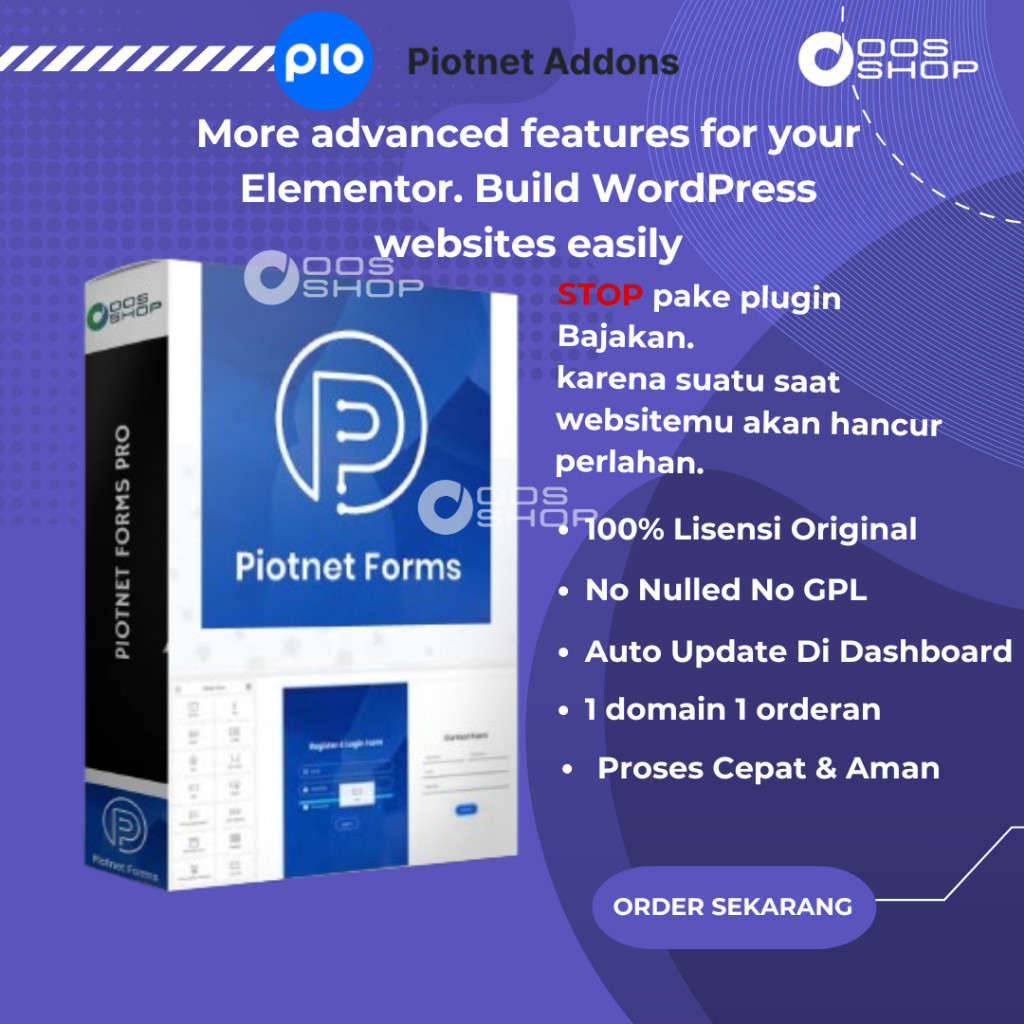 PAFE PIOTNET ADDONS FOR ELEMENTOR 100% Original License LifeTime Automatic Update + Full personal su