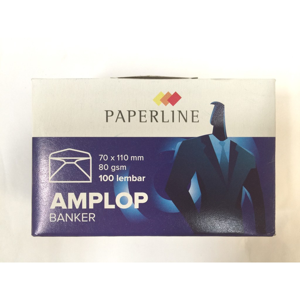 

(Pak) GROSIR Amplop PAPERLINE Mini Banker 11 x 7 Cm Perekat Air / Amplop Paperline Banker (Pak)