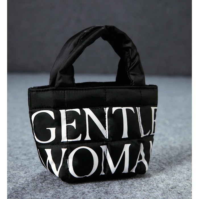 (READY STOCK) Gentle Woman CRIMINAL PUFFER MICRO TOTE BAG BLACK Original