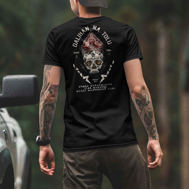 （COD） DALIHAN NA TOLU Premium T-shirt Kaos Batak Dalihan Na Tolu "Onan Zo | Kaos Batak"