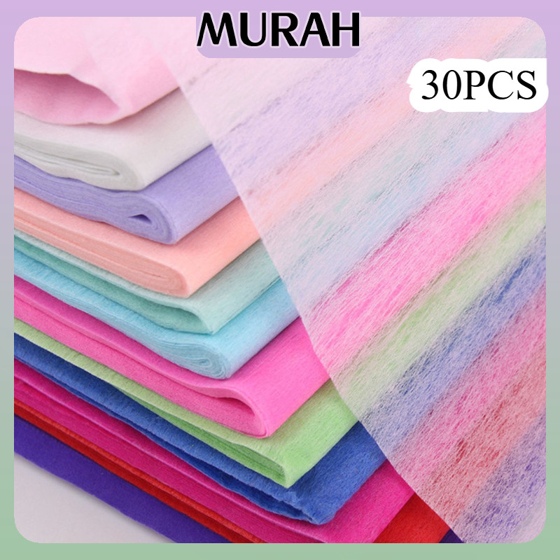 

30PCS FLOWER WRAPPING PAPER KOREAN PREMIUM COTTON 50x50 KERTAS TISSUE SERAT PEMBUNGKUS BUNGA