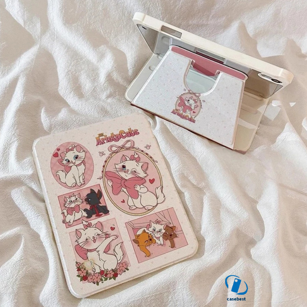 Case iPad 720°Rotate Flip Acrylic Case for ipad Gen 1/2 5 6 10 7 8 9 ipad Air 4 5 6 3 Pro ipad Pro 1