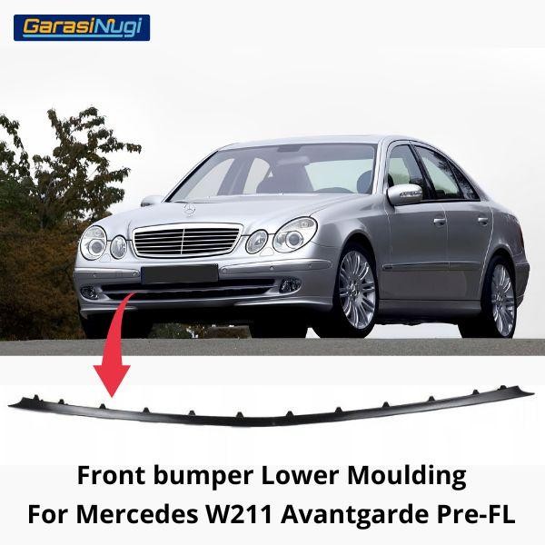 Mercedes W211 Pre-FL Front Bumper Lower Moulding Strip Avantgarde E200