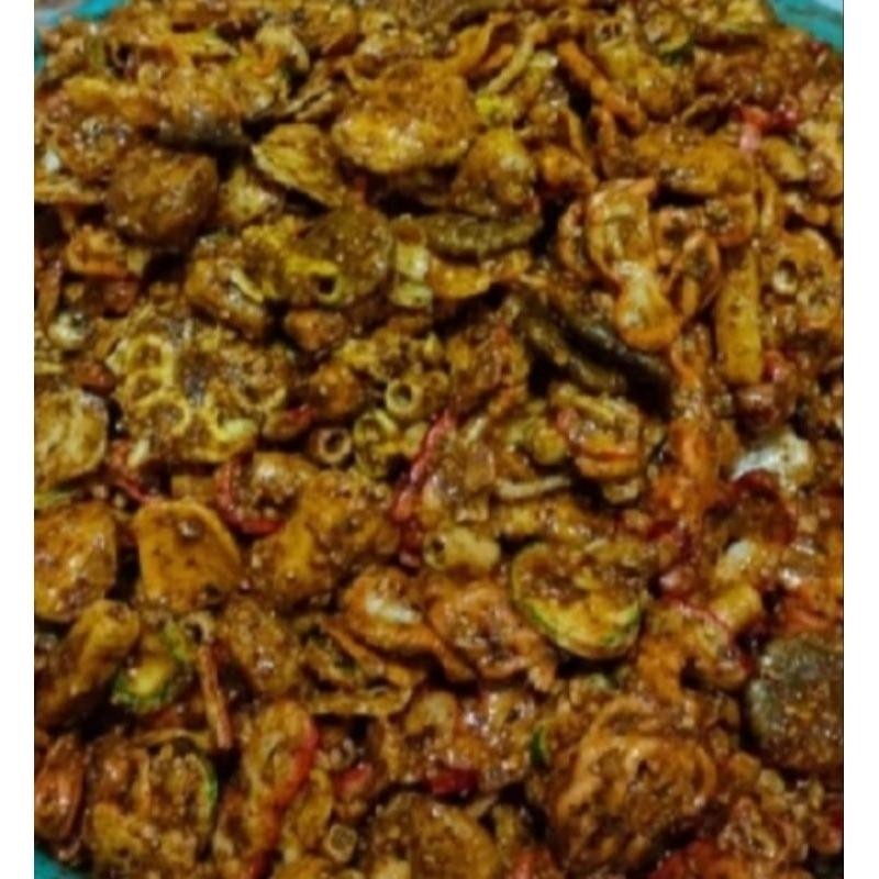 

SEBRING CAMPUR BUMBU KACANG CIKRUH 250gr Pedas