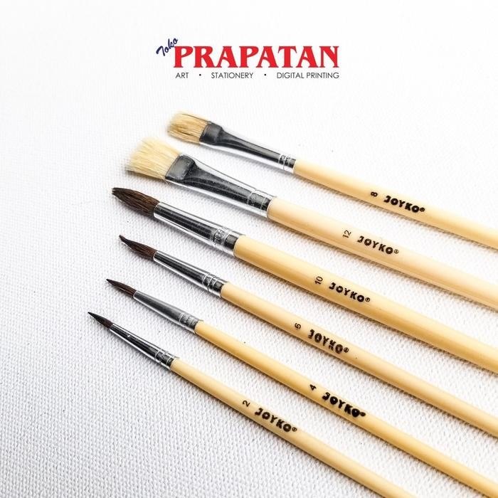 

Kuas Lukis Joyko BR-1/BR-3/BR-4/BR-5/ BR-8/BR-9 Brush Set / Paint Brush - BR-1