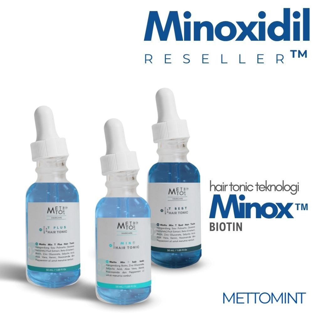 MINOXIDIL 5% Reseller Biotin Penumbuh Rambut Reseller Minoxidil 5% Minoxidil 10% Minoxidil 15%