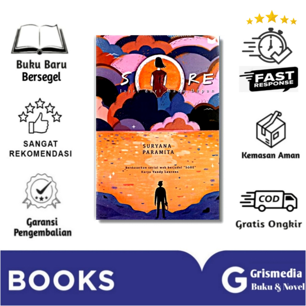 Buku Novel Sore Istri Dari Masa Depan - Suryana Paramita