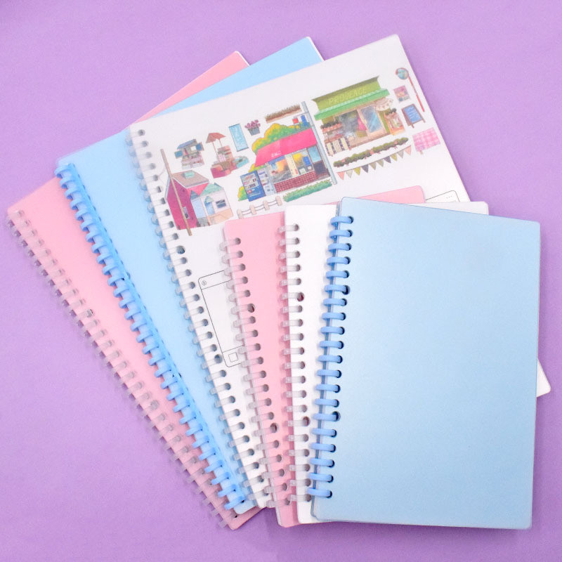 

A4/A5 Size Sticker Collecting Album 40 Sheets Reusable Sticker Book Release Paper for DIY Scrapbooking Stickers Organizer