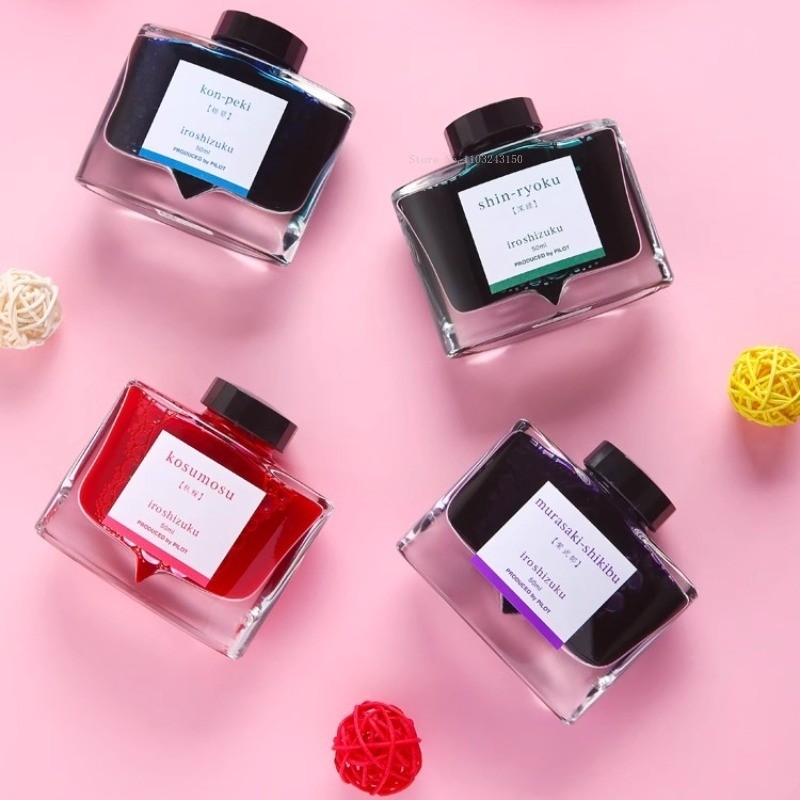 

50ml Natural Non-carbon Colored Ink Pigment Pens Special Water Color Student Steel Pen Writing Painting Water-based Dye Ink