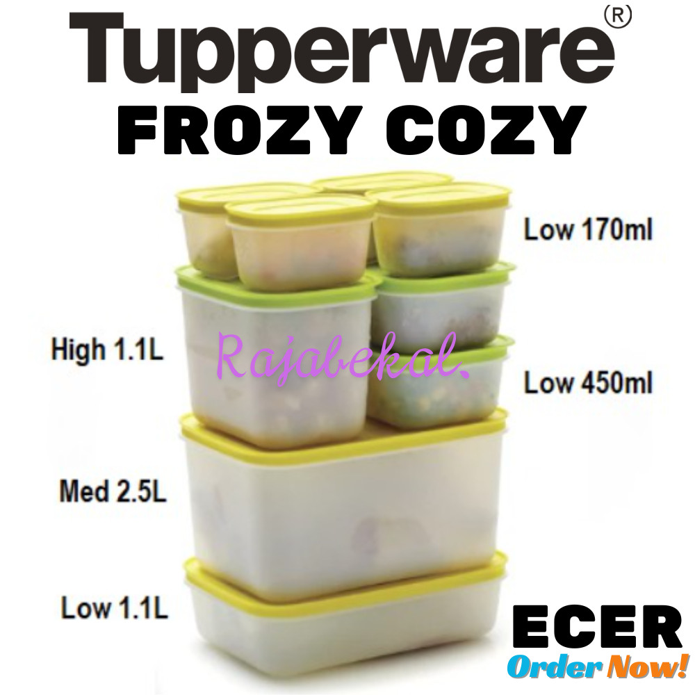 [BIG SALE] PROMO Tupperware  Frozy Cozy Colorful Freezermate ECER wadah FREEZER