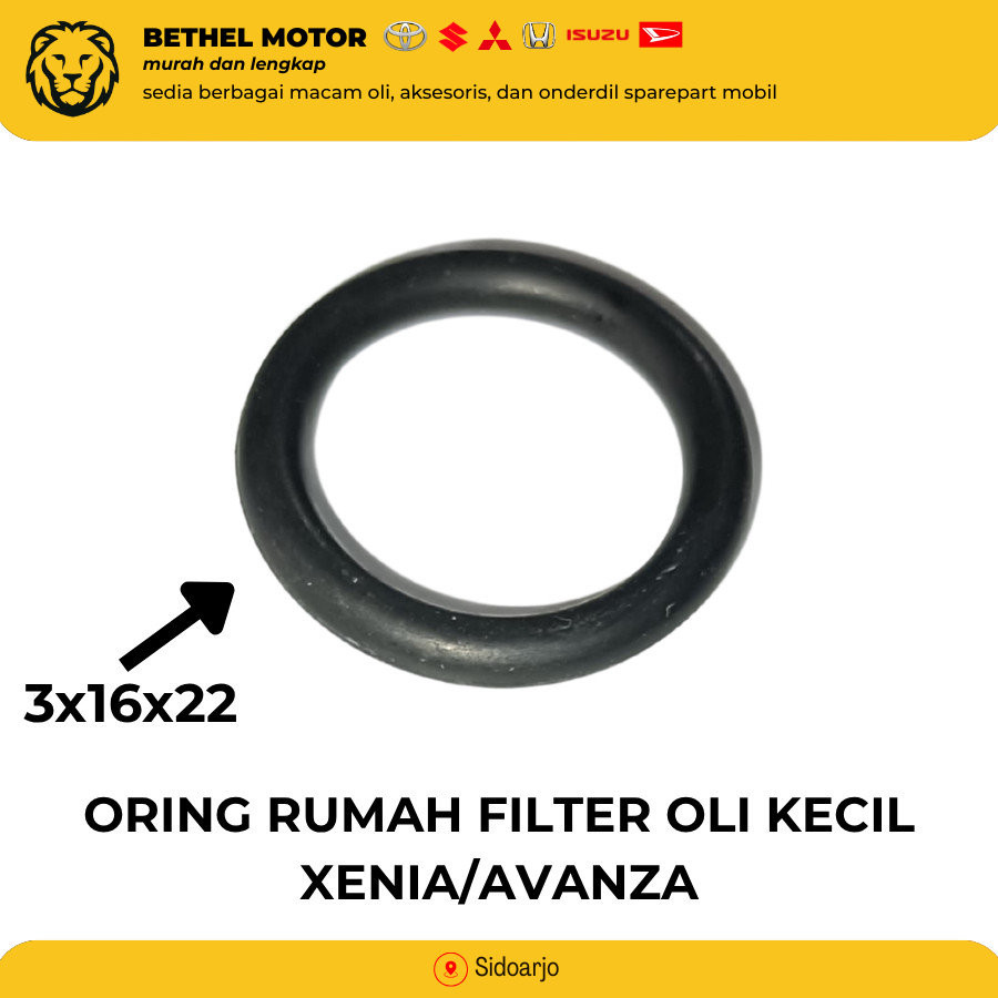 ORING O RING RUMAH FILTER OLI KECIL XENIA / AVANZA JEPANG
