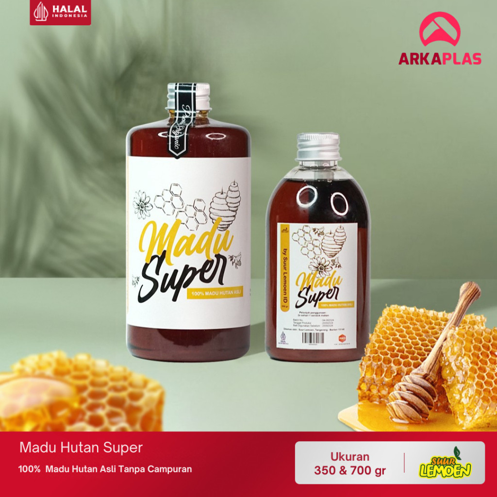

Madu Murni Multiflora Super 350gr 700gr Suur Lemoen By ARKAPLAS