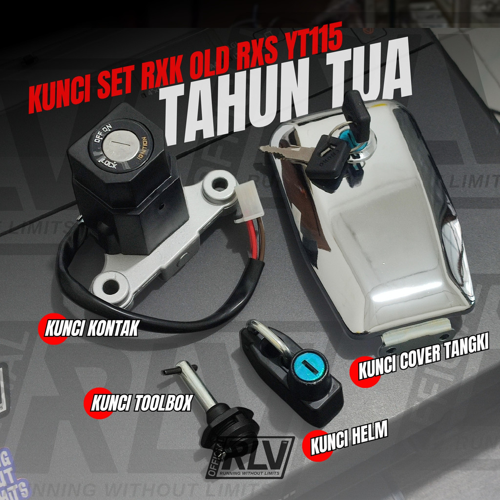 Kunci Set Yamaha Rx King Rxk Old Tinggal Pasang -  Kunci Kontak Motor