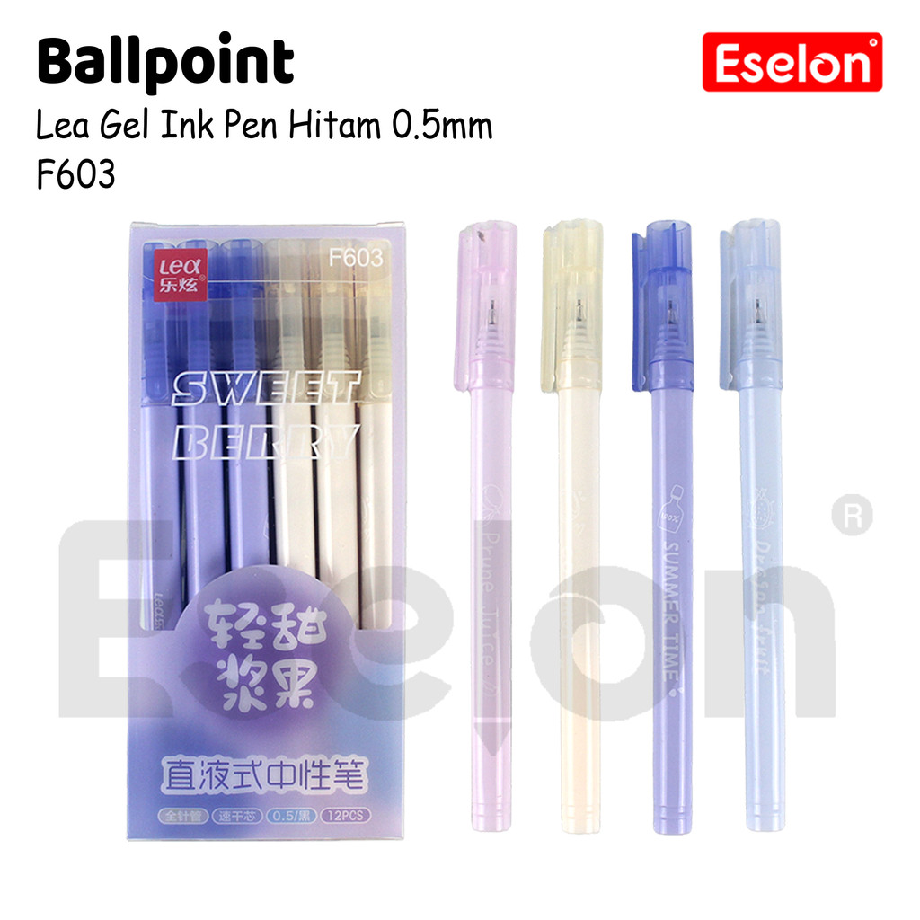 

12pcs Ballpoint Gel 0,5 MM Polos / 1Pak Pulpen Gel office
