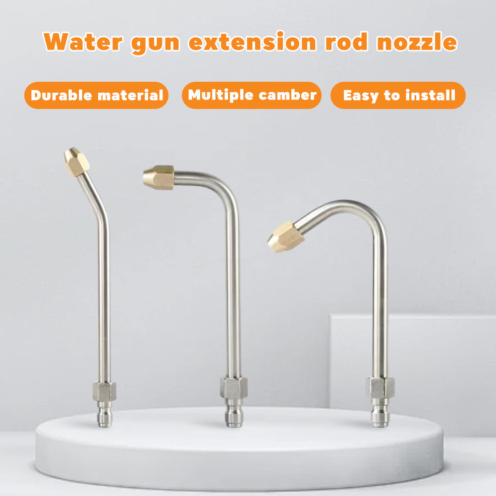 Nosel Batang Ekstensi Pistol Air Bertekanan Tinggi 15CM/Nosel Pistol Cuci Mobil Semprot/Pistol Air B