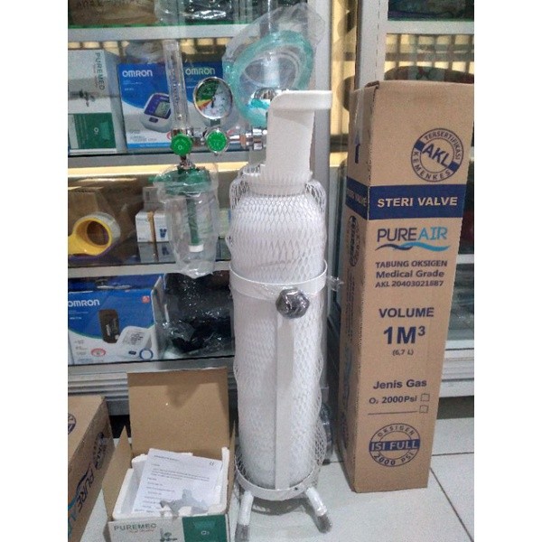tabung oksigen lengkap
