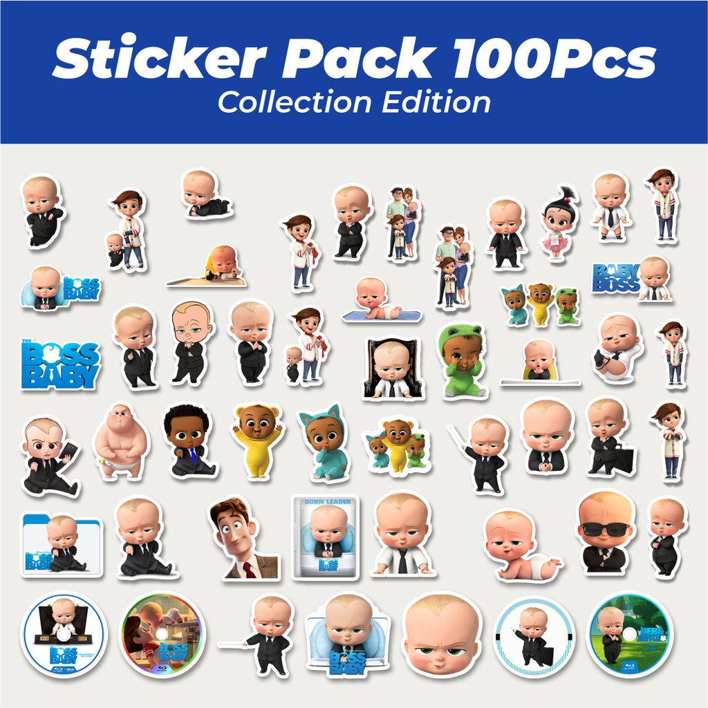 

Hot Stiker Dreamworks Series The Boss Baby Character Mix Lucu Anti Air Stikers Berperekat Waterproof Sticker Decal Buat Motor Helm Buku Journal Koper Casing HP Laptop Botol Minum