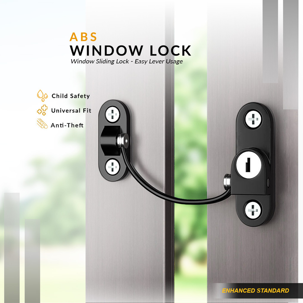 Kunci Pengaman Jendela Minimalis Child Safety ABS