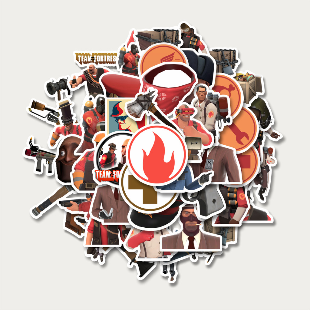 

Sticker Pack Stiker Game Series Team Fortres Character V6 | Sticker TUMBLR | Stiker LAPTOP KOPER HELM