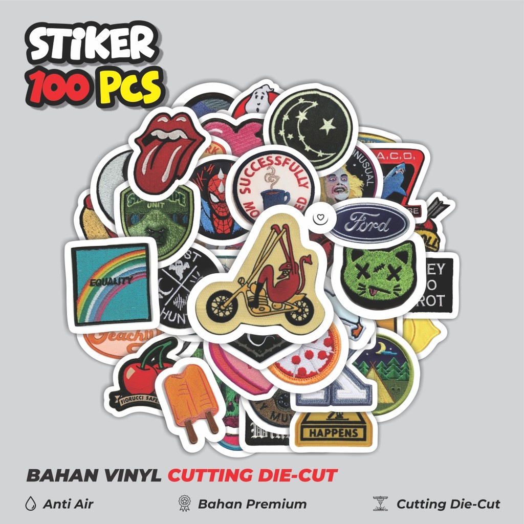 

Terbaru! 50 pcs Stiker Patch V19 Dekorasi Lucu Kreatif untuk Notebook, Skateboard, HP