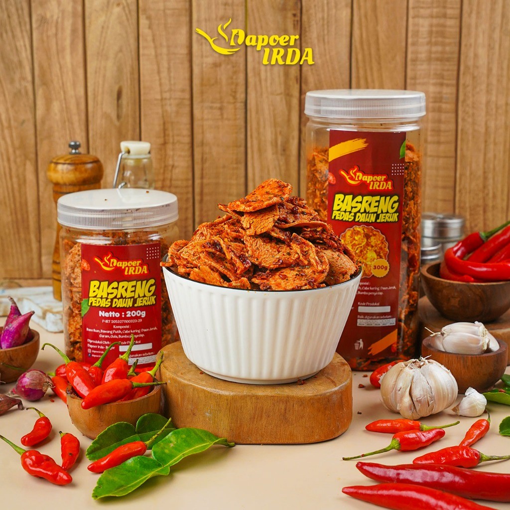 

Dapoer.Irda Basreng Pedas Daun Jeruk