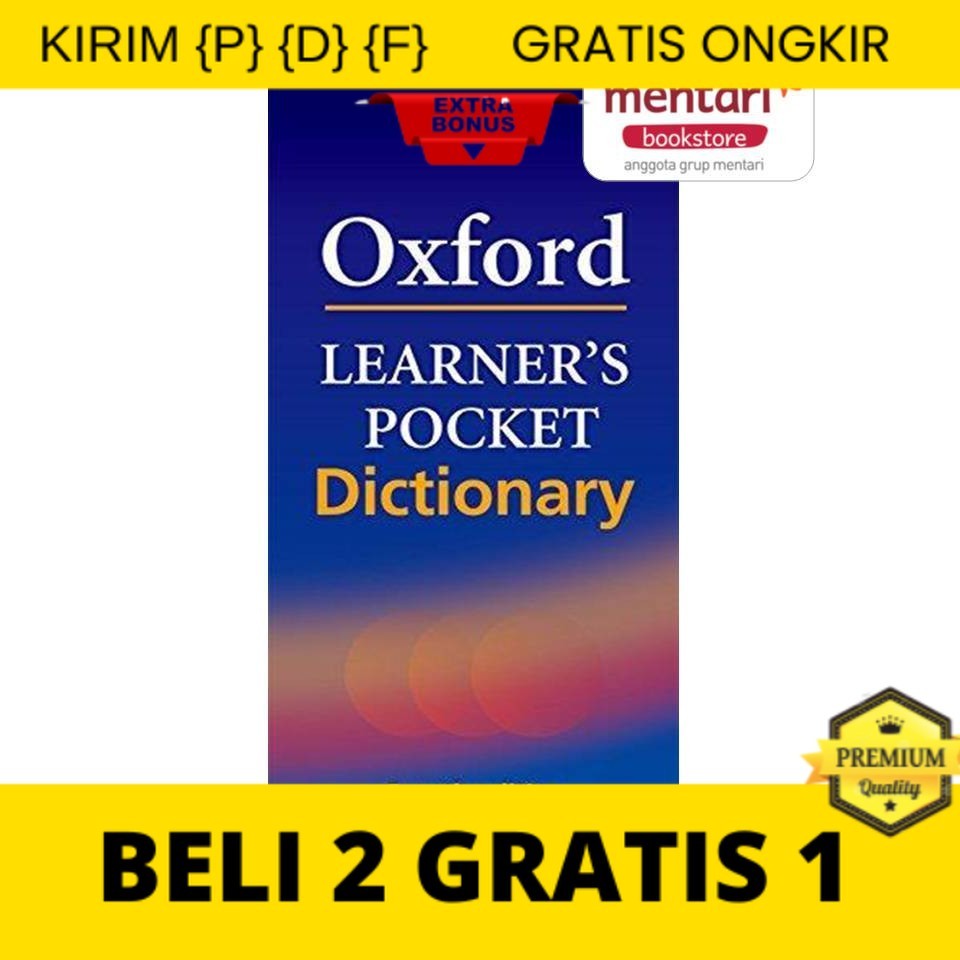 

{P} {D} {F} Oxford Learner's Pocket Dictionary