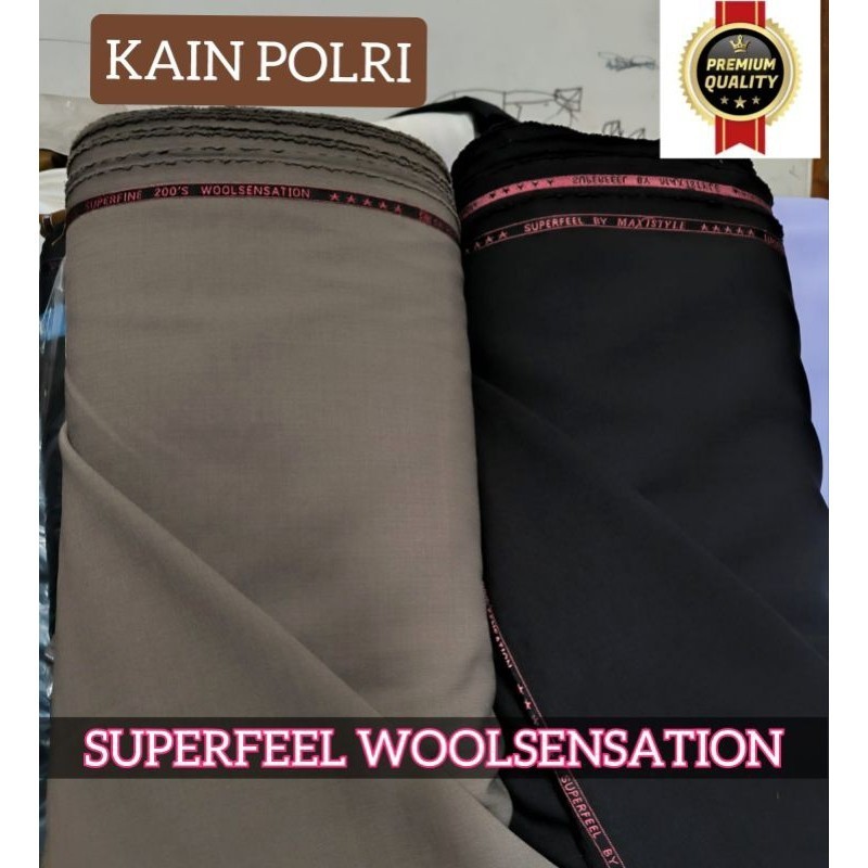 Kain POLRI SUPERFL seragam dinas polri pdh pdu GRADE A premium