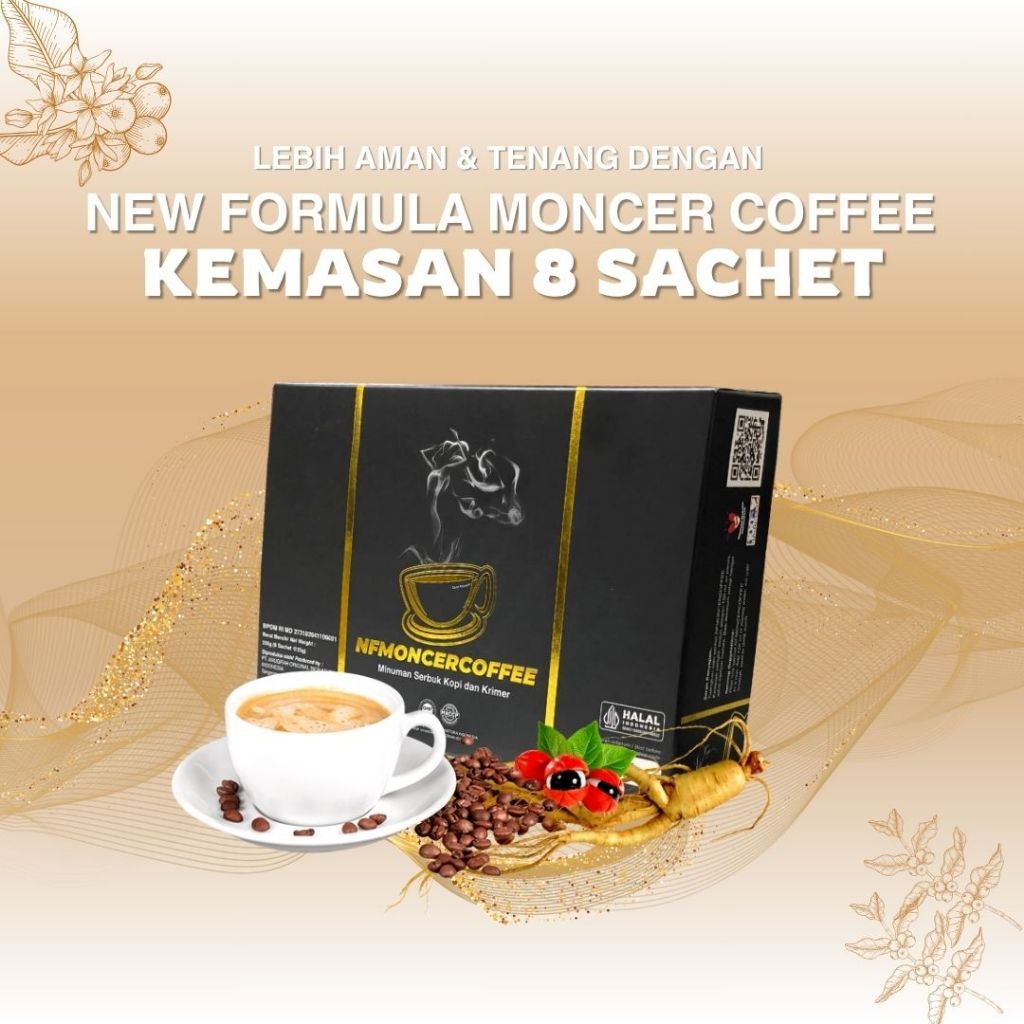 

Kopi NFMONCERR Minuman Kopi Sachet Nikmat Dan Aman Sudah BPOM & Halal