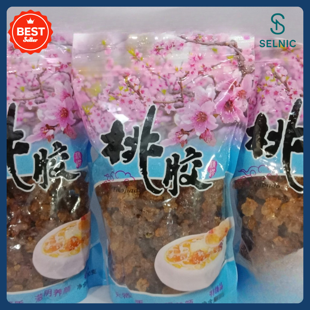 

TERMURAH peach gum pearl super premium grade 500gr