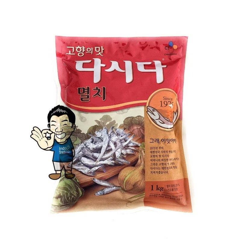 

Promo CJ Anchovy Dashida Myeolchi- Soup Stock- Bumbu Kaldu Ikan Teri 1 kg