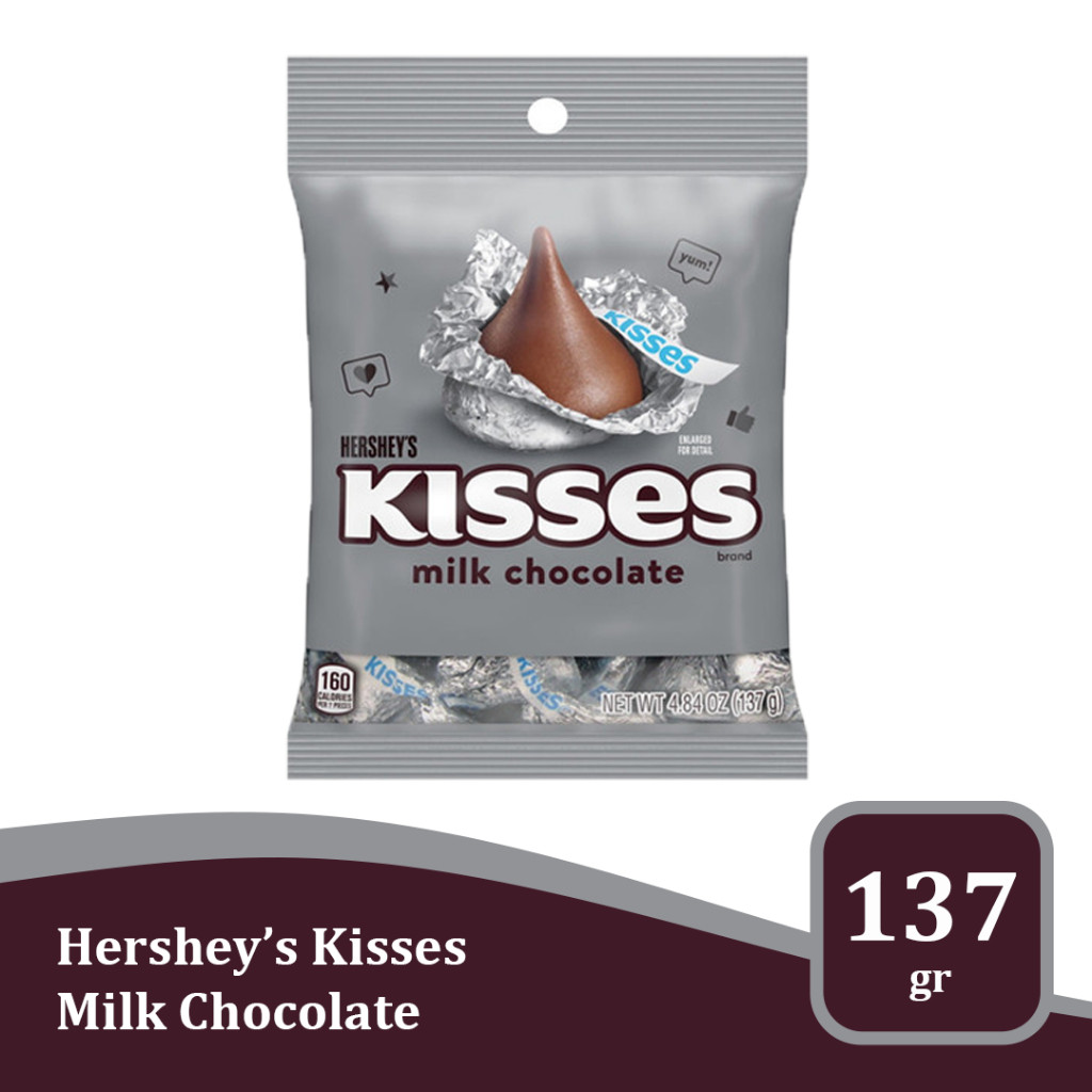 

Hershey’s Kisses Milk Chocolate – 137gr / 4.84oz Import USA