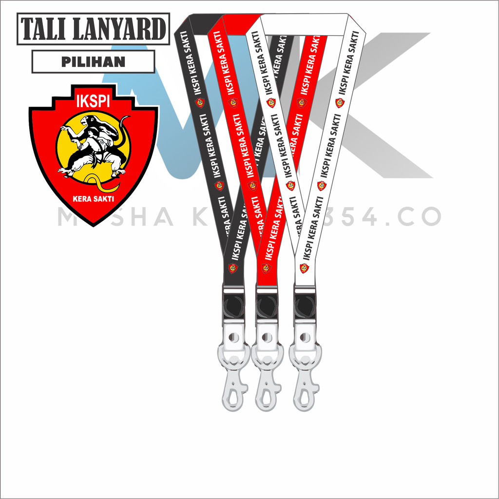 

TALI LANYARD IKSPI KERA SAKTI - TALI ID CARD IKATAN KELUARGA SILAT PUTRA INDONESIA GANTUNGAN KUNCI GANTUNGAN FLASHDISK GANTUNGAN NAMETAG TALI LANYARD BEST SELLER COD