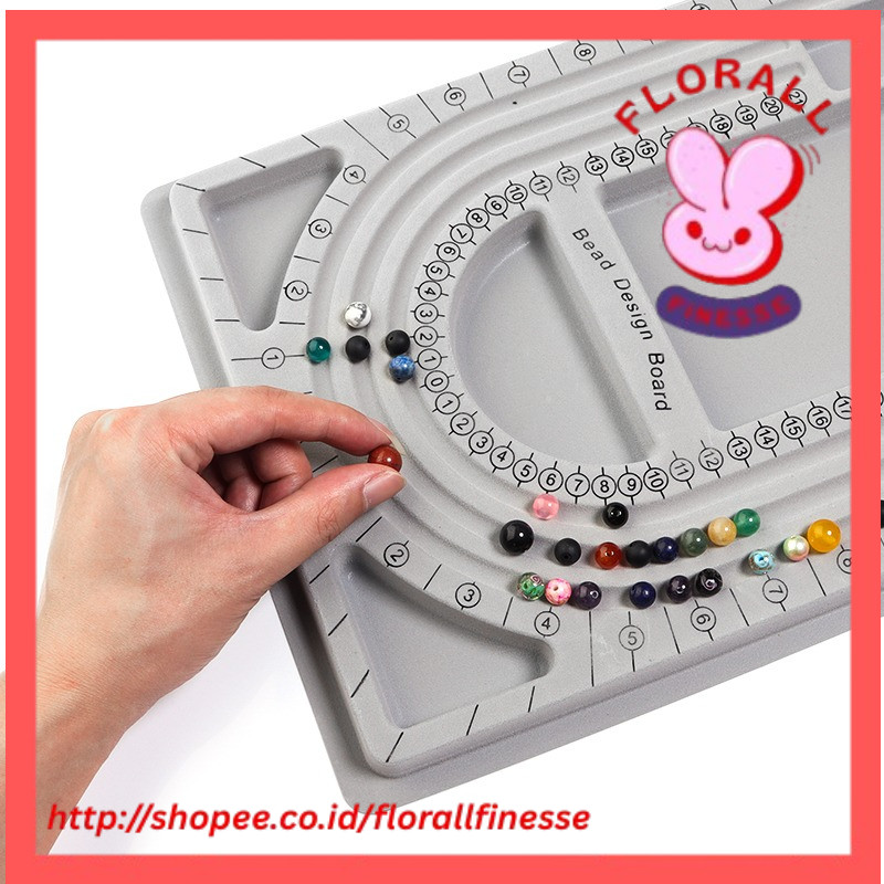 

13 Styles Flockeda Bead Board For Bracelet Necklace Tray Beading Accessories Measuring Tools Crafts For Jewelry Making DIY